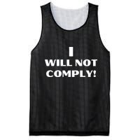 I Will Not Comply Design #IWillNotComply Mesh Reversible Basketball Jersey Tank