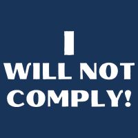 I Will Not Comply Design #IWillNotComply Infant Baby Jersey Bodysuit