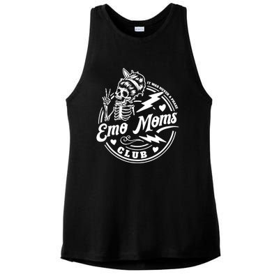 It Was Never A Phase Emo Moms Club MotherS Day Skeleton Ladies PosiCharge Tri-Blend Wicking Tank