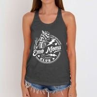 It Was Never A Phase Emo Moms Club MotherS Day Skeleton Women's Knotted Racerback Tank