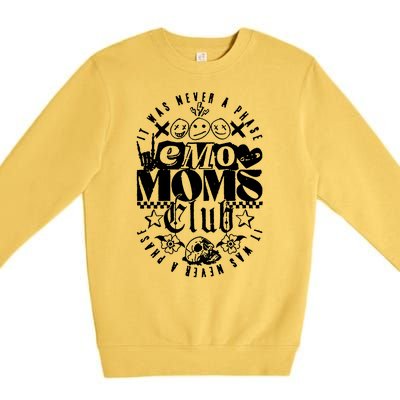 It Was Never A Phase Emo Moms Club Premium Crewneck Sweatshirt