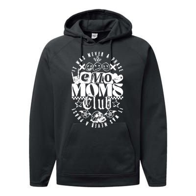 It Was Never A Phase Emo Moms Club Performance Fleece Hoodie