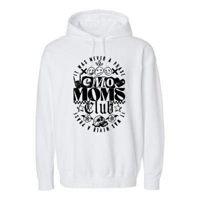 It Was Never A Phase Emo Moms Club Garment-Dyed Fleece Hoodie