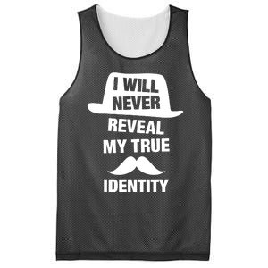 I Will Never Reveal My True Identity Mesh Reversible Basketball Jersey Tank