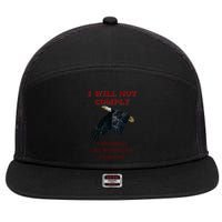I Will Not Comply Anti Vaccine Mandate Anti Biden 7 Panel Mesh Trucker Snapback Hat