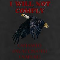 I Will Not Comply Anti Vaccine Mandate Anti Biden 7 Panel Mesh Trucker Snapback Hat