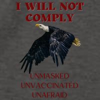 I Will Not Comply Anti Vaccine Mandate Anti Biden Vector Backpack