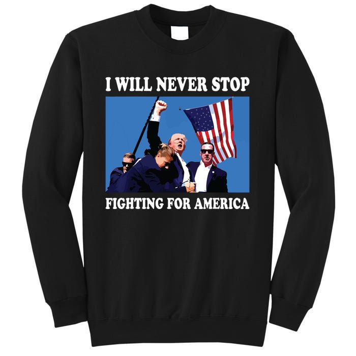 I Will Never Stop Sweatshirt