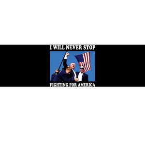 I Will Never Stop Bumper Sticker