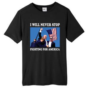 I Will Never Stop Tall Fusion ChromaSoft Performance T-Shirt