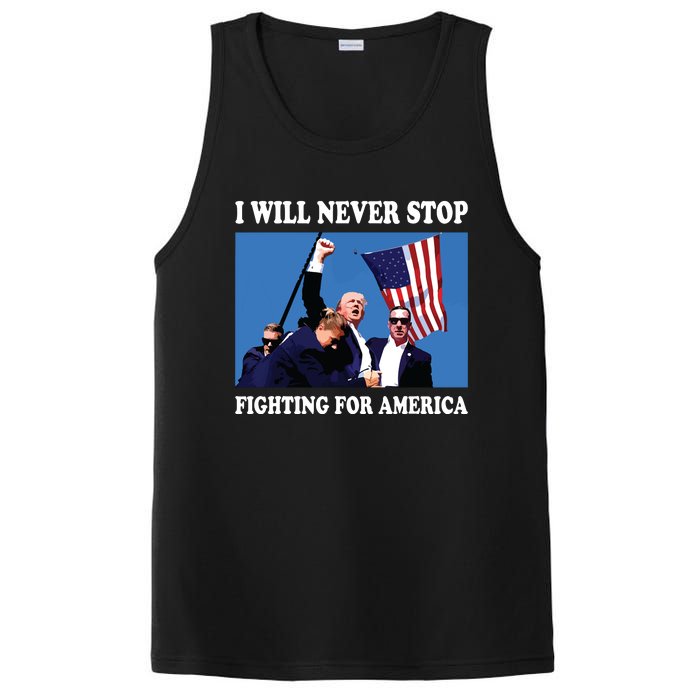 I Will Never Stop PosiCharge Competitor Tank