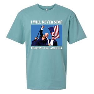 I Will Never Stop Sueded Cloud Jersey T-Shirt