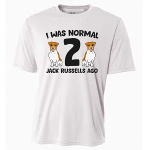 I Was Normal 2 Jack Russells Ago Funny Jack Russell Cooling Performance Crew T-Shirt