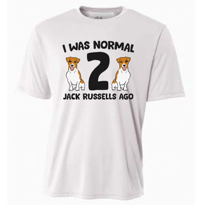 I Was Normal 2 Jack Russells Ago Funny Jack Russell Cooling Performance Crew T-Shirt