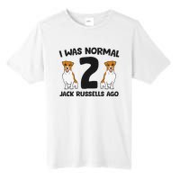 I Was Normal 2 Jack Russells Ago Funny Jack Russell Tall Fusion ChromaSoft Performance T-Shirt