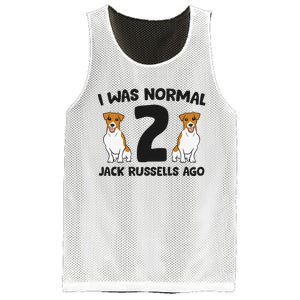 I Was Normal 2 Jack Russells Ago Funny Jack Russell Mesh Reversible Basketball Jersey Tank