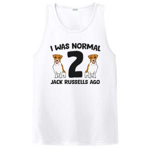 I Was Normal 2 Jack Russells Ago Funny Jack Russell PosiCharge Competitor Tank