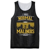 I Was Normal 2 Malinois Ago Belgian Malinois Mesh Reversible Basketball Jersey Tank