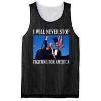 I Will Never Stop Fighting For America Mesh Reversible Basketball Jersey Tank