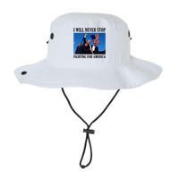 I Will Never Stop Fighting For America Legacy Cool Fit Booney Bucket Hat