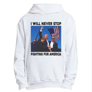 I Will Never Stop Fighting For America Urban Pullover Hoodie