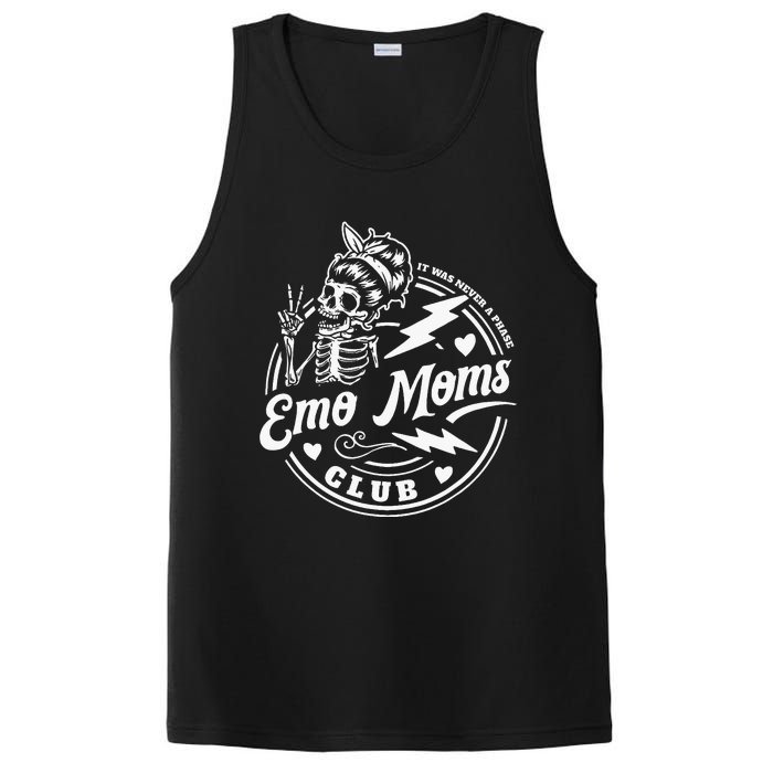 It Was Never A Phase Emo Moms Club Skeleton PosiCharge Competitor Tank