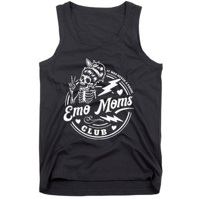 It Was Never A Phase Emo Moms Club Skeleton Tank Top