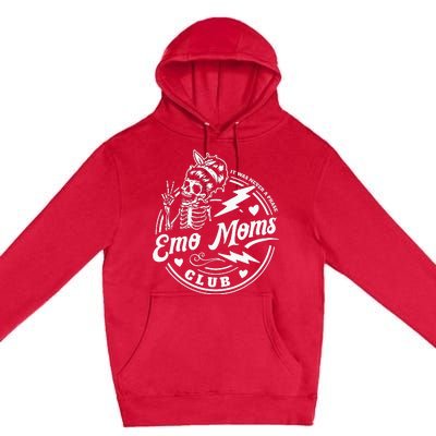 It Was Never A Phase Emo Moms Club Skeleton Premium Pullover Hoodie