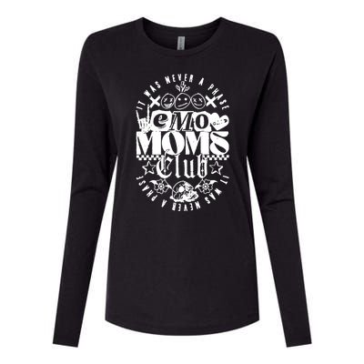 It Was Never A Phase Emo Moms Club Womens Cotton Relaxed Long Sleeve T-Shirt