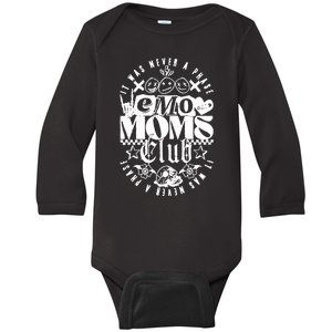 It Was Never A Phase Emo Moms Club Baby Long Sleeve Bodysuit