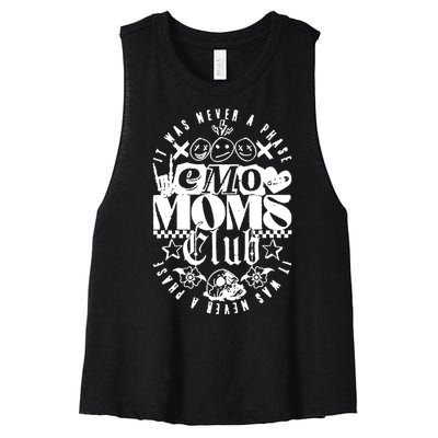 It Was Never A Phase Emo Moms Club Women's Racerback Cropped Tank