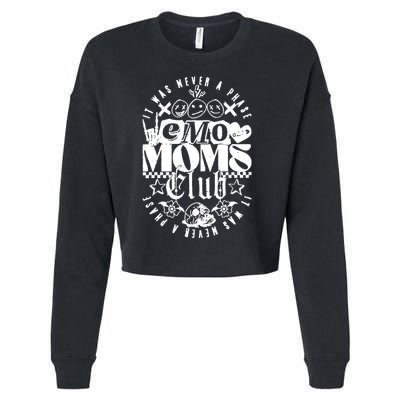 It Was Never A Phase Emo Moms Club Cropped Pullover Crew