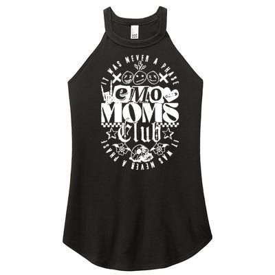 It Was Never A Phase Emo Moms Club Women's Perfect Tri Rocker Tank