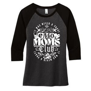 It Was Never A Phase Emo Moms Club Women's Tri-Blend 3/4-Sleeve Raglan Shirt