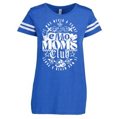 It Was Never A Phase Emo Moms Club Enza Ladies Jersey Football T-Shirt