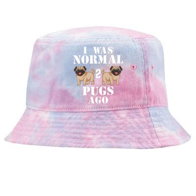 I Was Normal Two Pugs Ago Tie-Dyed Bucket Hat