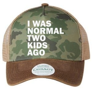 I Was Normal Two Ago Father Day Dad Daddy Papa Pops Legacy Tie Dye Trucker Hat