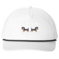 I Was Normal 2 Dachshunds Ago Snapback Five-Panel Rope Hat