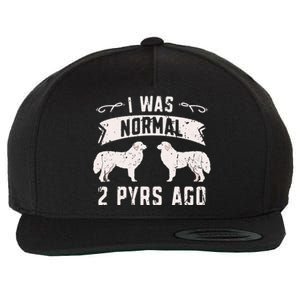 I was normal 2 pyrs ago great pyrenees lover Wool Snapback Cap