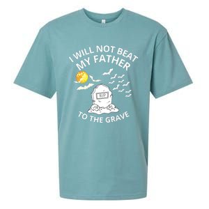 I Will Not Beat My Father To The Grave Halloween Sueded Cloud Jersey T-Shirt