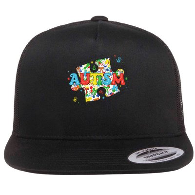 I Would Not Change You But I Would Change The World For You Flat Bill Trucker Hat