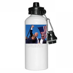 I Will Never Stop Fighting For America Aluminum Water Bottle