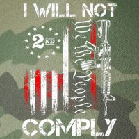 I Will Not Comply 2nd Amendment Gun Owner Legacy Tie Dye Trucker Hat