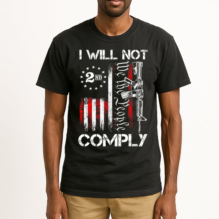 I Will Not Comply 2nd Amendment Gun Owner Tall T-Shirt