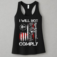 I Will Not Comply 2nd Amendment Gun Owner Womens Tank Top