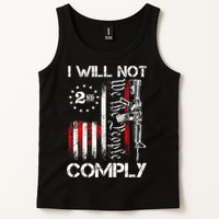 I Will Not Comply 2nd Amendment Gun Owner Tank Top