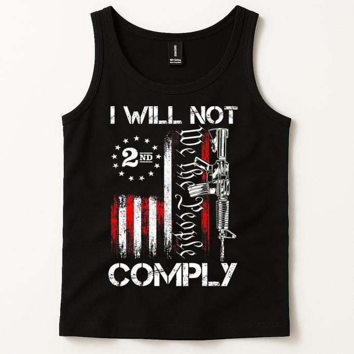 I Will Not Comply 2nd Amendment Gun Owner Tank Top