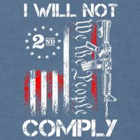 I Will Not Comply 2nd Amendment Gun Owner Garment-Dyed Sweatshirt