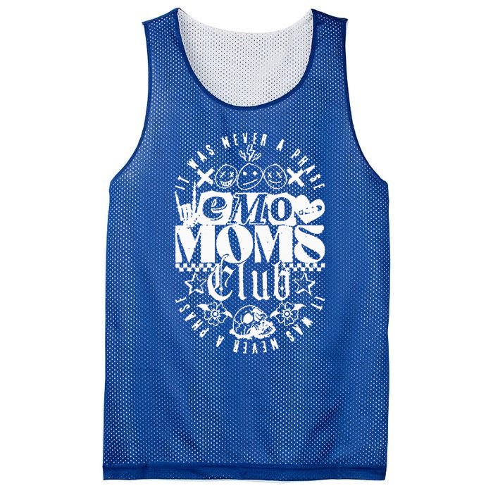 It Was Never A Phase Emo Moms Club Mesh Reversible Basketball Jersey Tank