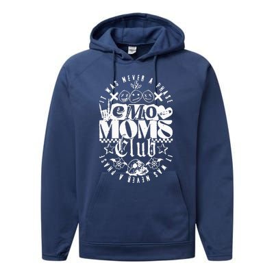 It Was Never A Phase Emo Moms Club Performance Fleece Hoodie